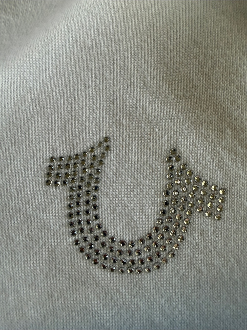 True Religion White Hoodie and Jogger Matching Set with Silver Logos - Picture 3 of 8